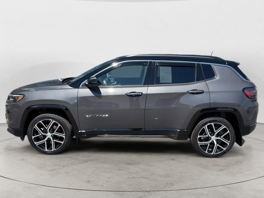 2024 Jeep Compass Limited 4x4 in Gray — front three-quarter view