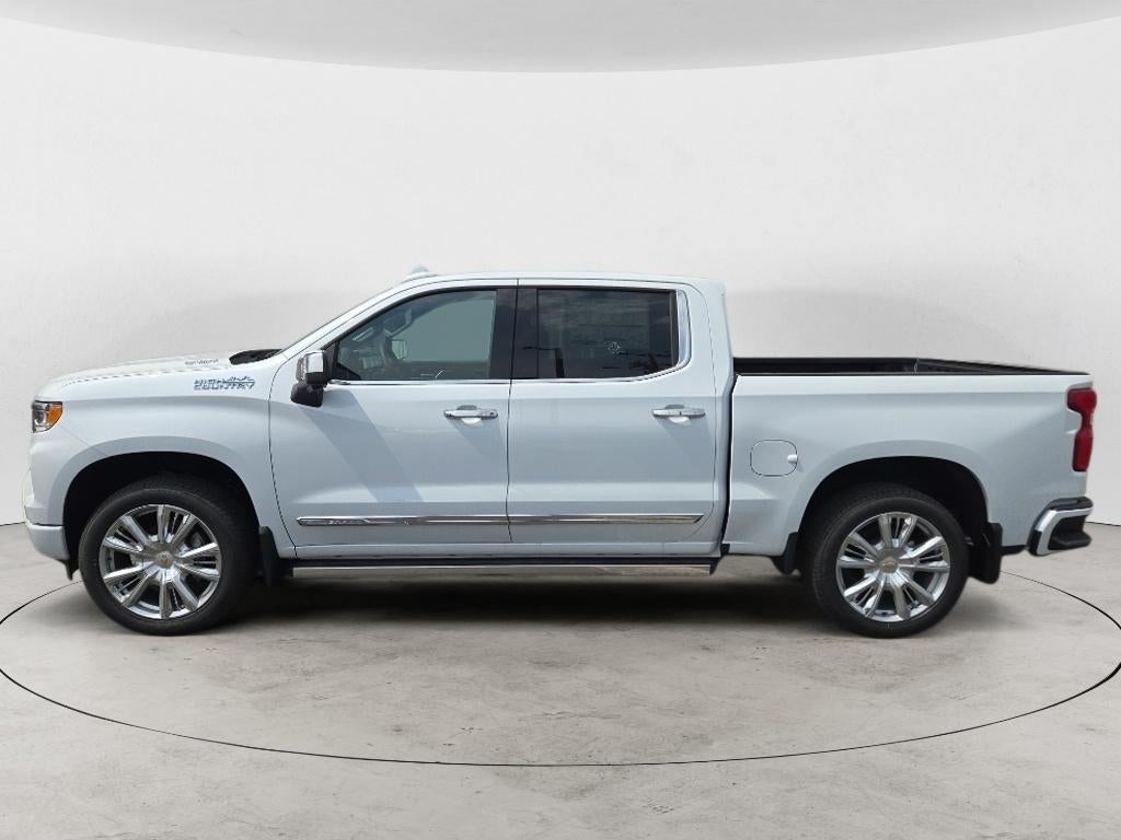 2026 Chevrolet Silverado 1500 High Country in Polar White Tricoat — front three-quarter view